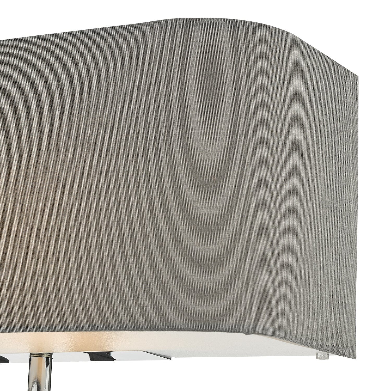 dar lighting Ronda 3 Light Wall Light Grey With LED Reading Light RON7139L