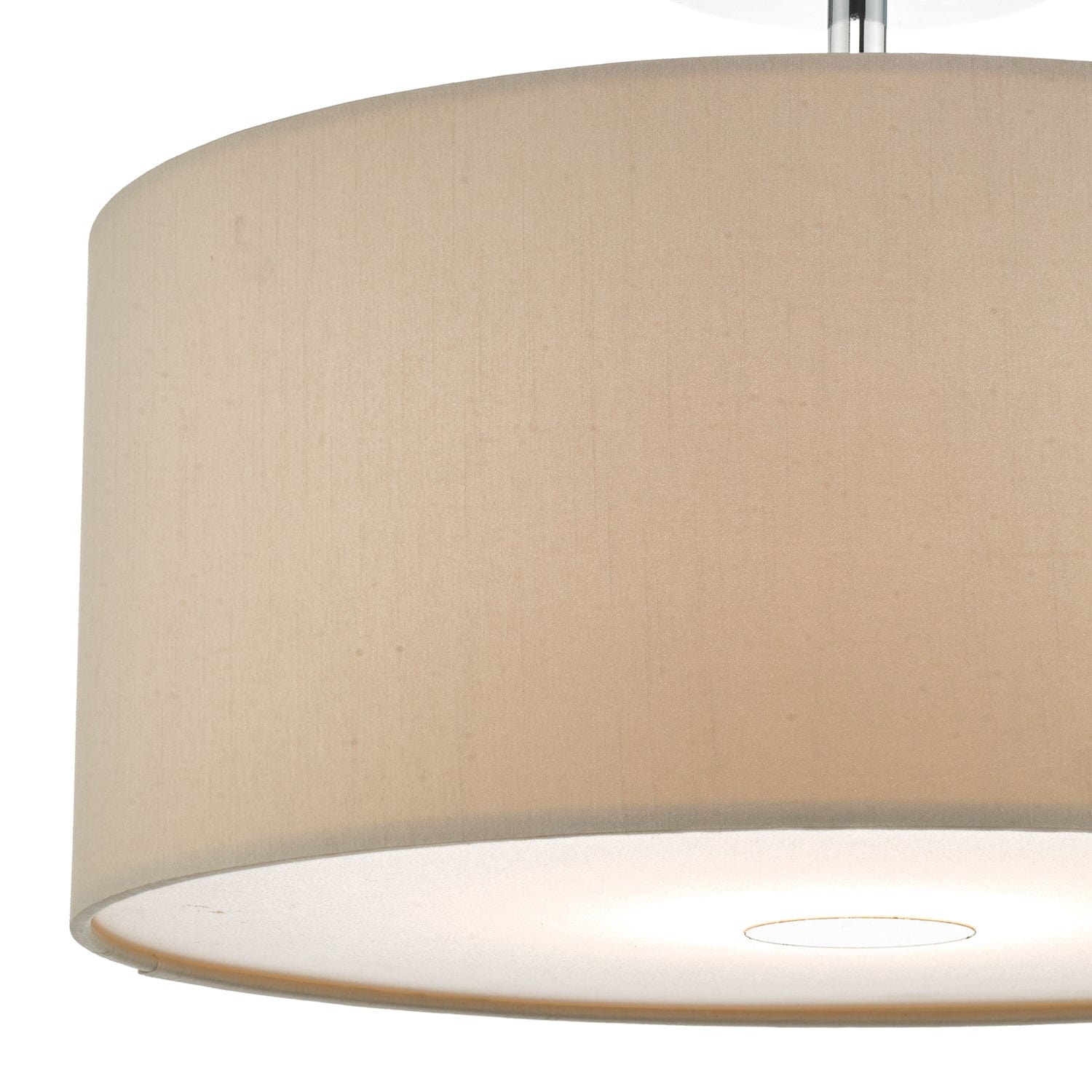 dar lighting Ronda Ecru Faux Silk Easy Fit Shade 40cm RON6529