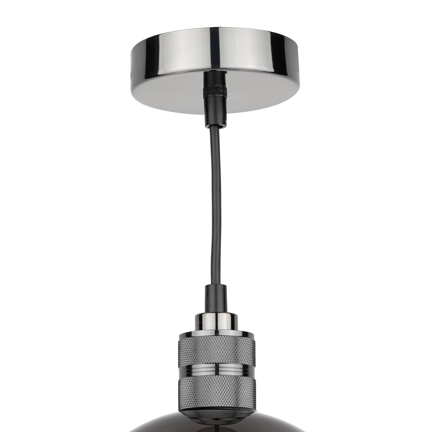 dar lighting Rue Easy Fit Pendant Glass Bronze RUE6563