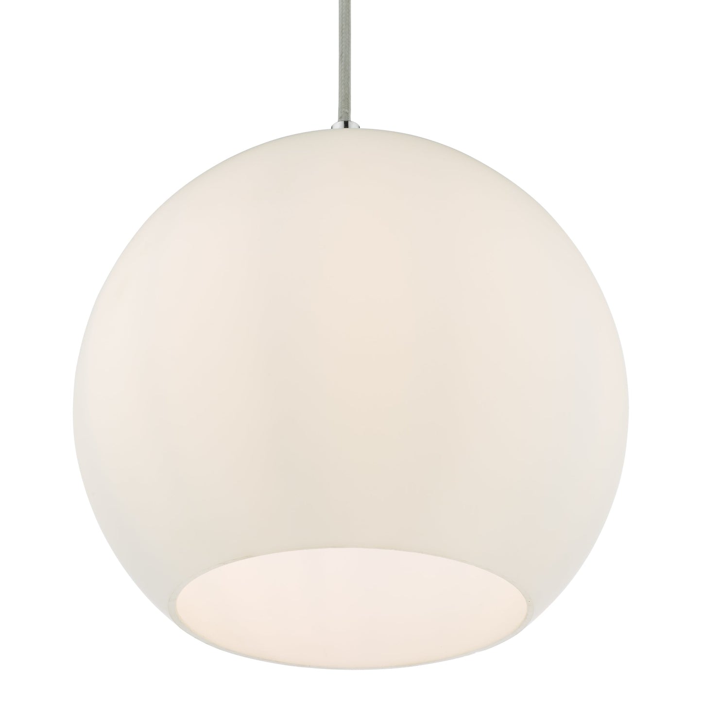 dar lighting Ryce Pendant Polished Chrome Opal Glass RYC0150