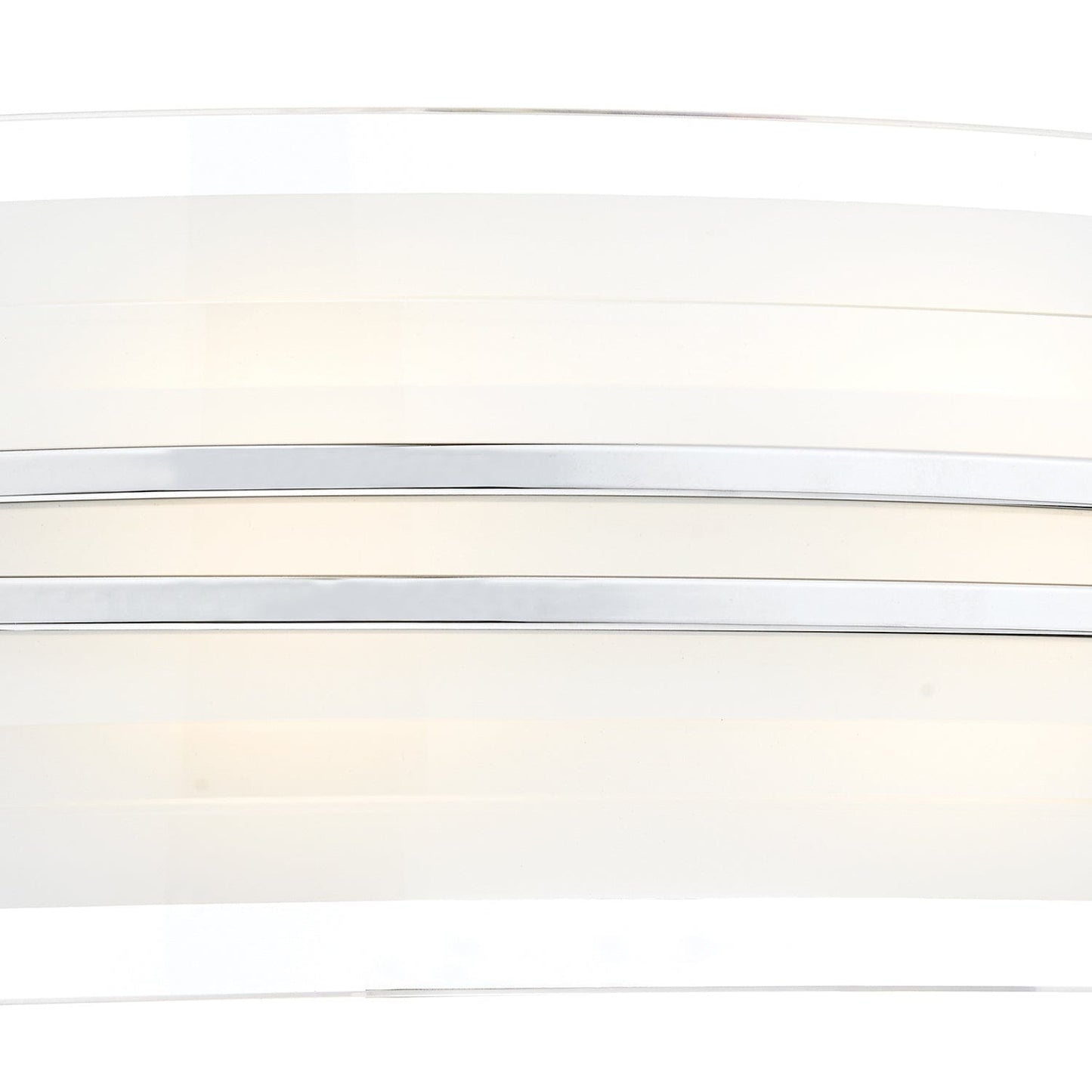 dar lighting Sector Large Wall Light Frosted Glass Polished Chrome LED SEC372