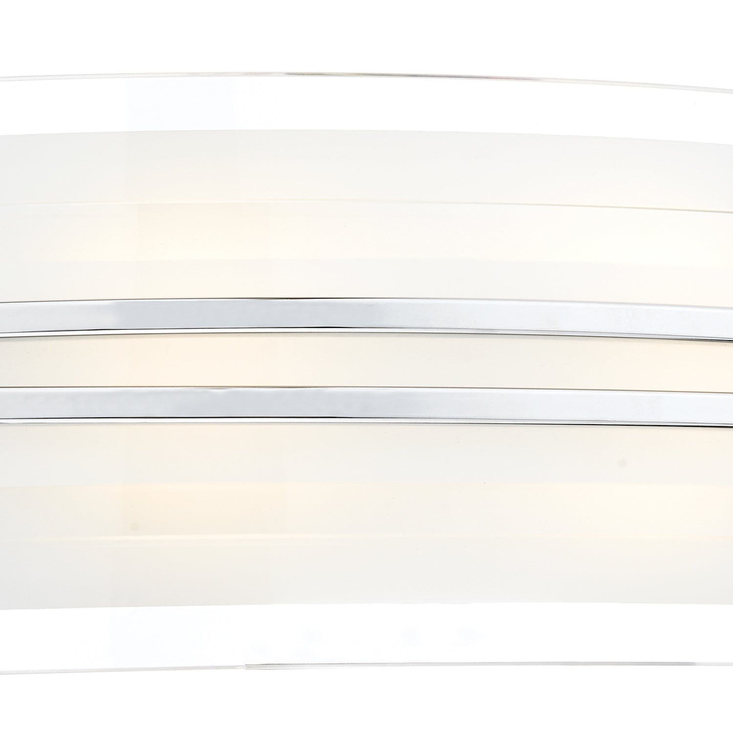 dar lighting Sector Large Wall Light Frosted Glass Polished Chrome LED SEC372