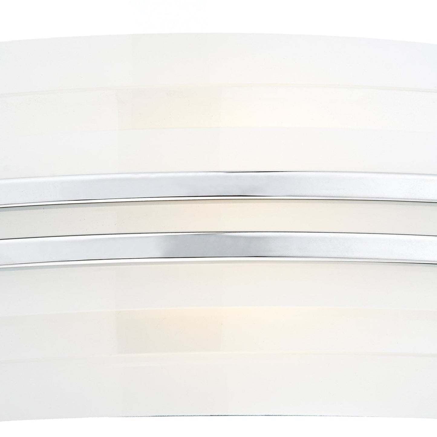 dar lighting Sector Small Wall Light Frosted Glass Polished Chrome LED SEC072