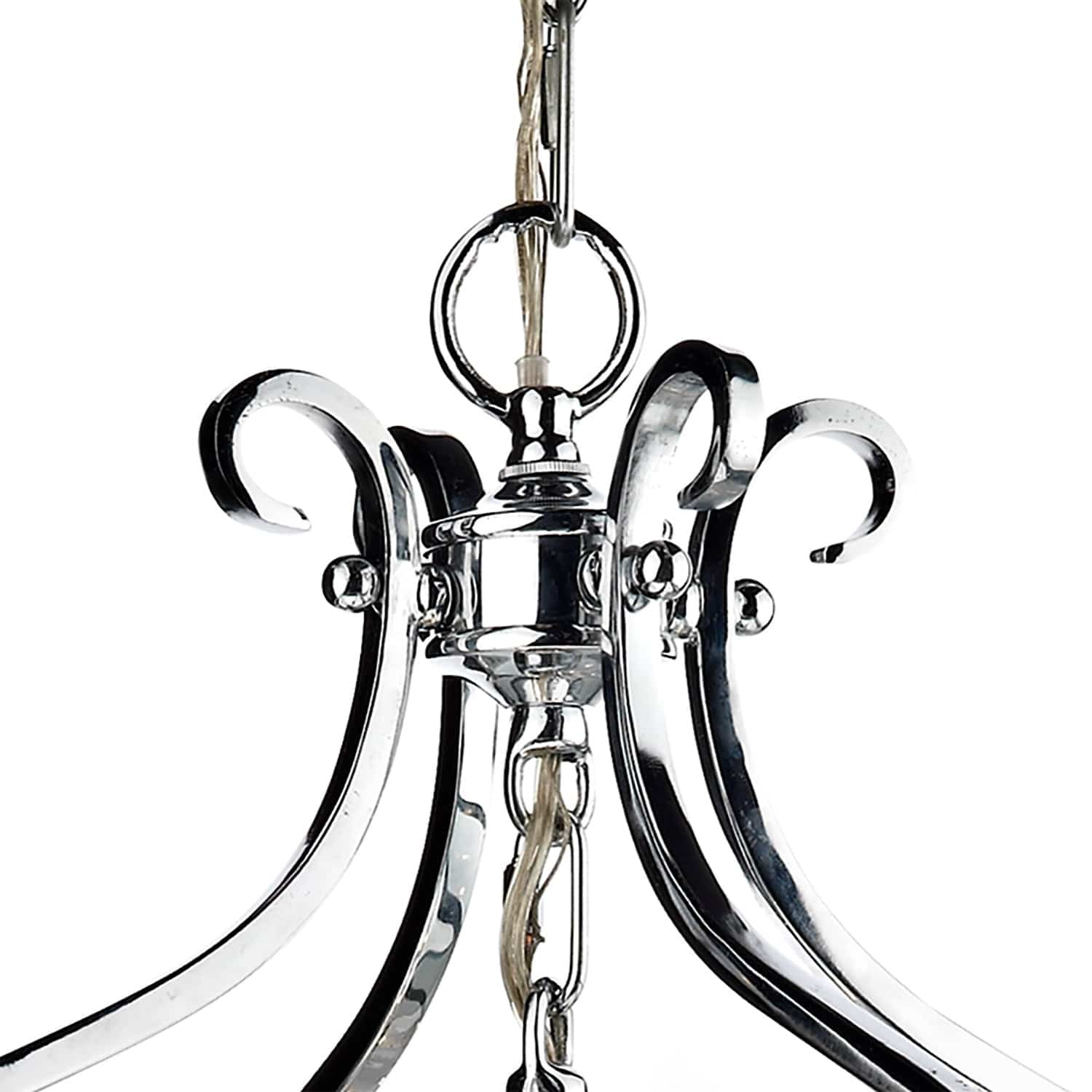 dar lighting Senator 3 Light Pendant Polished Chrome SEN0350