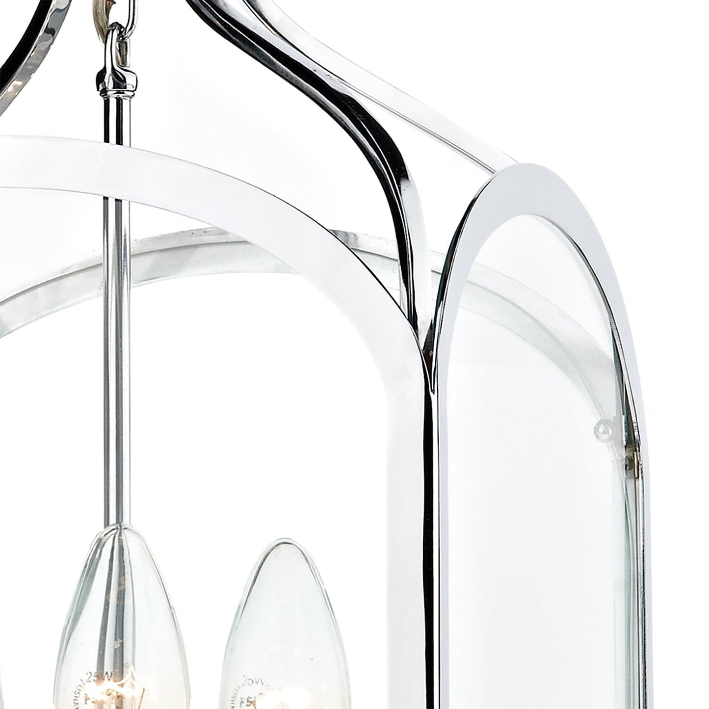 dar lighting Senator 3 Light Pendant Polished Chrome SEN0350