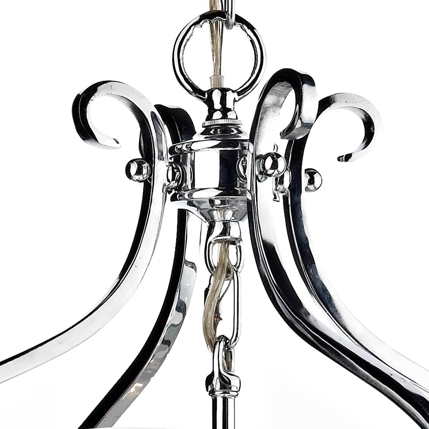 dar lighting Senator 6 Light Pendant Polished Chrome SEN0650