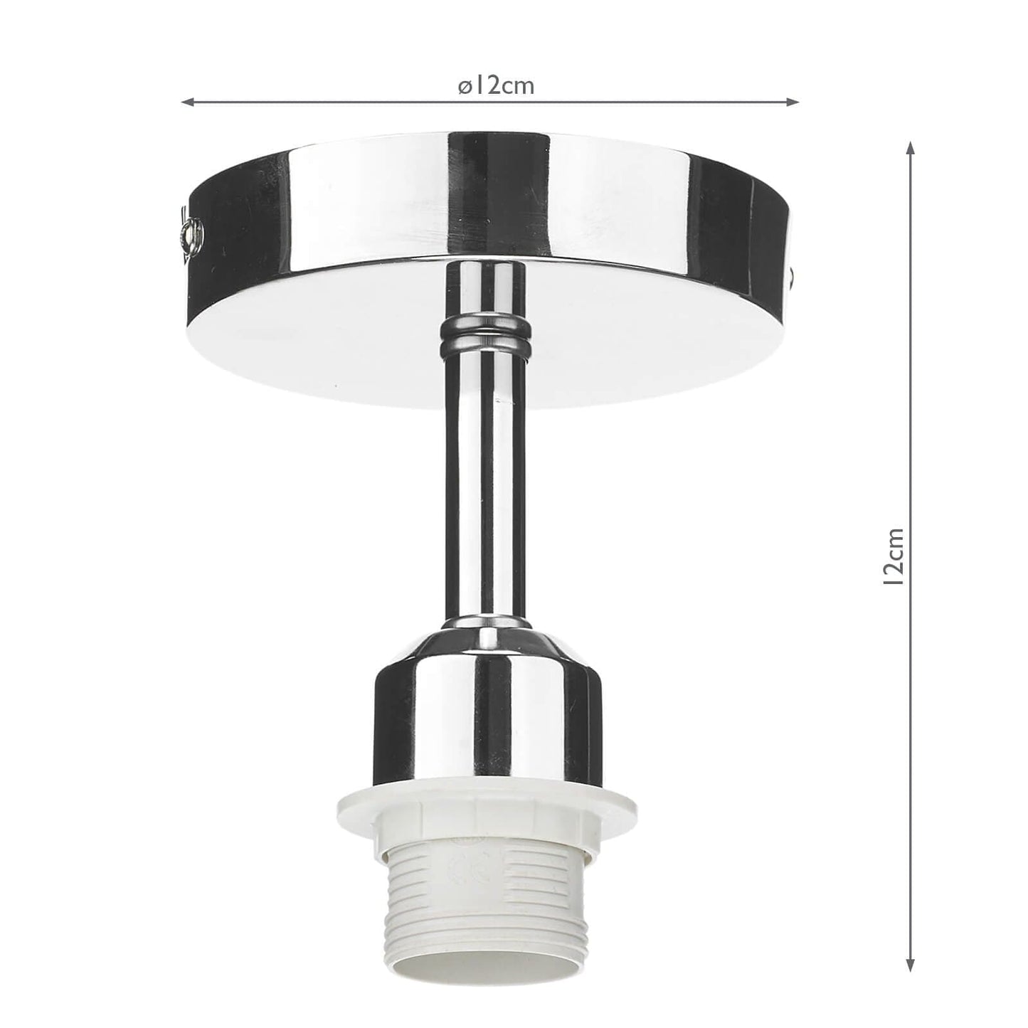 dar lighting SF0150 1 Light Semi Flush Suspension Polished Chrome Bracket Only SF0150