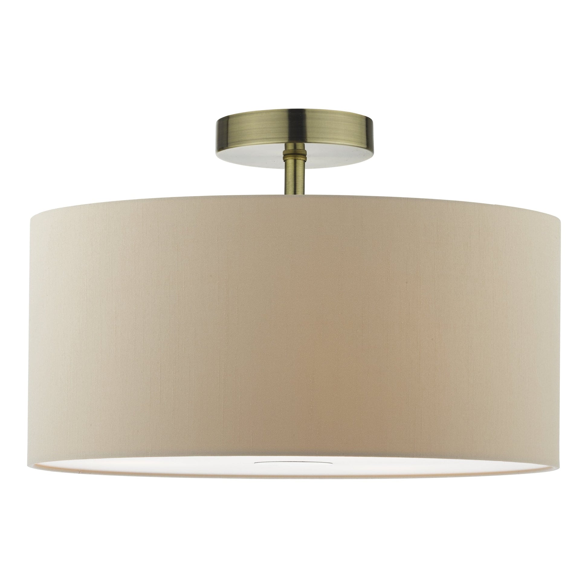 dar lighting SF0175 1 Light Semi Flush Suspension Antique Brass Bracket Only SF0175