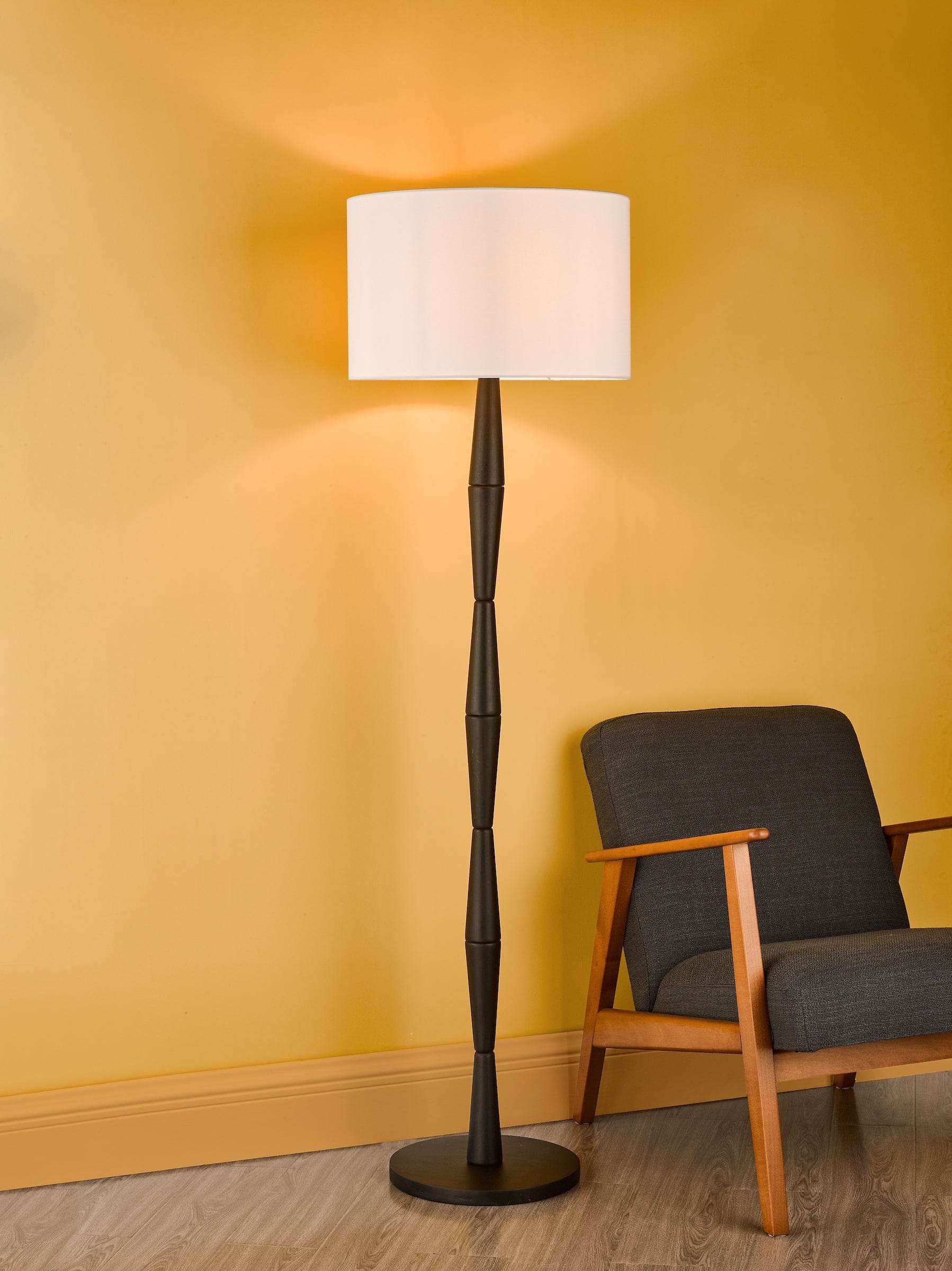 dar lighting Sierra Floor Lamp Black Base Only SIE4922