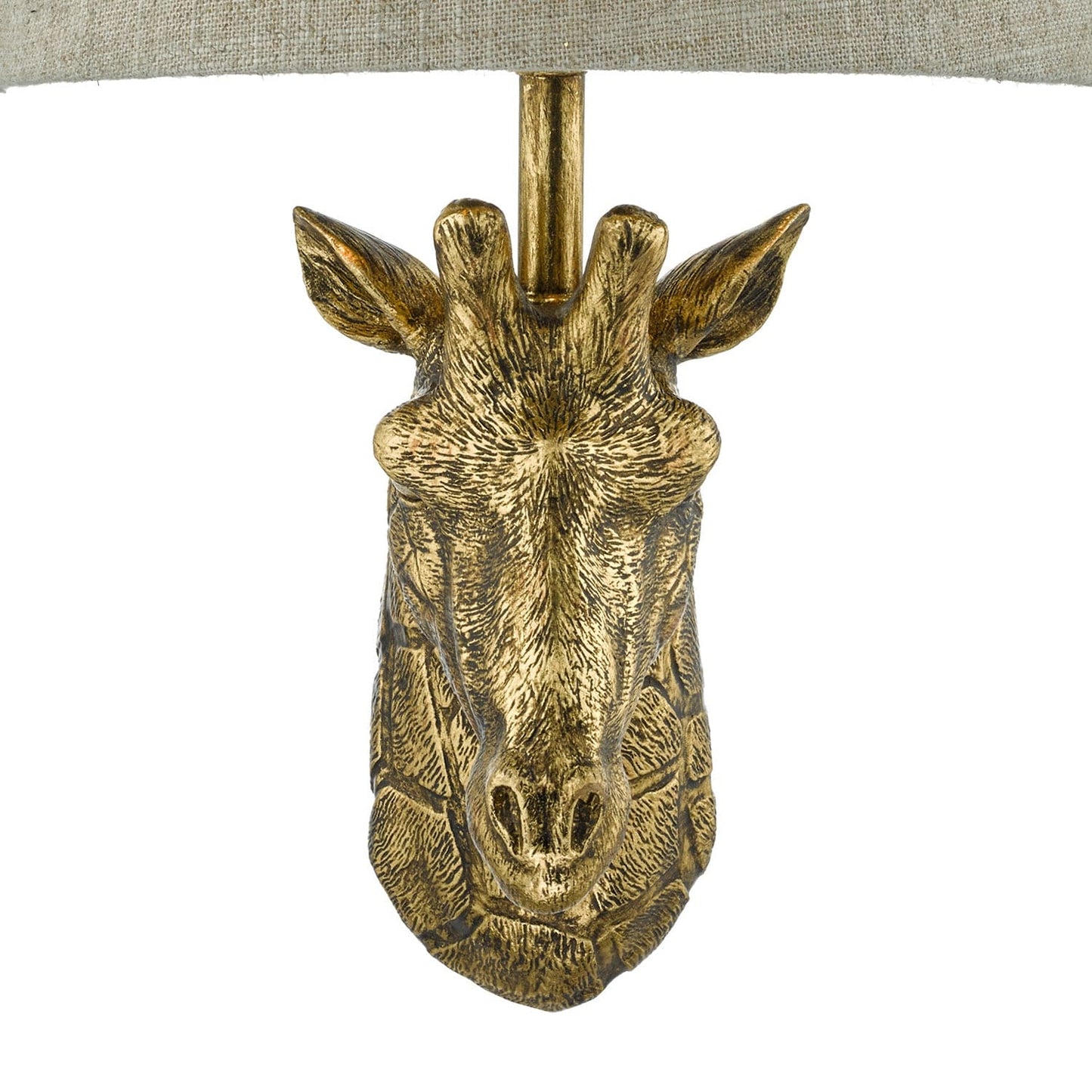 dar lighting Sophie Giraffe Wall Light Gold With Shade SOP0735