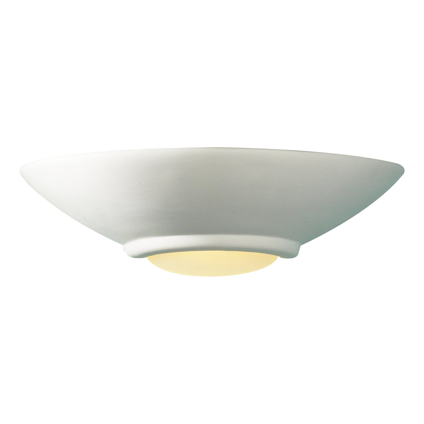 dar lighting Stella Wall Light White Unglazed Ceramic Glass STE0748