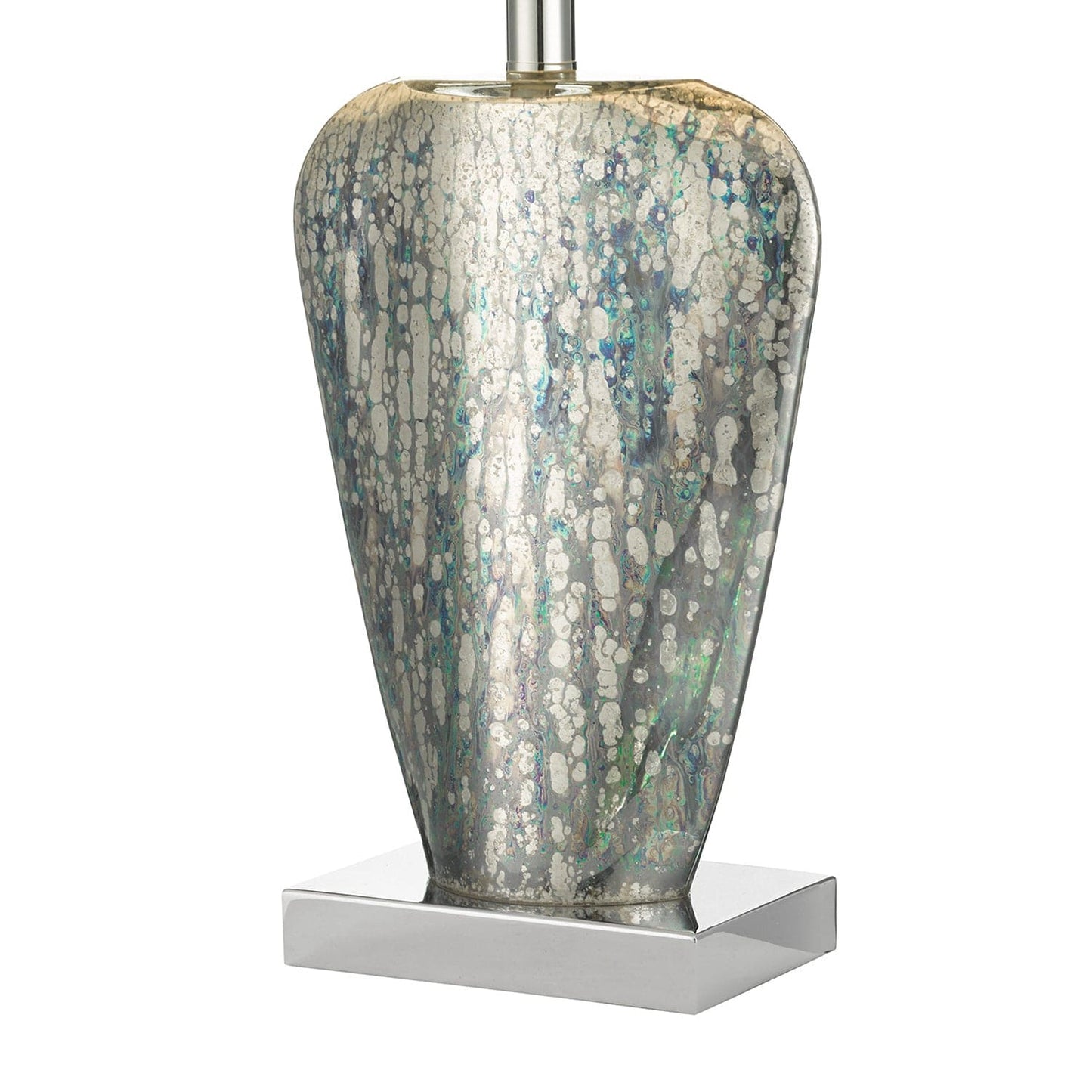 dar lighting Syracuse Table Lamp Mercury Glass With Shade SYR4235