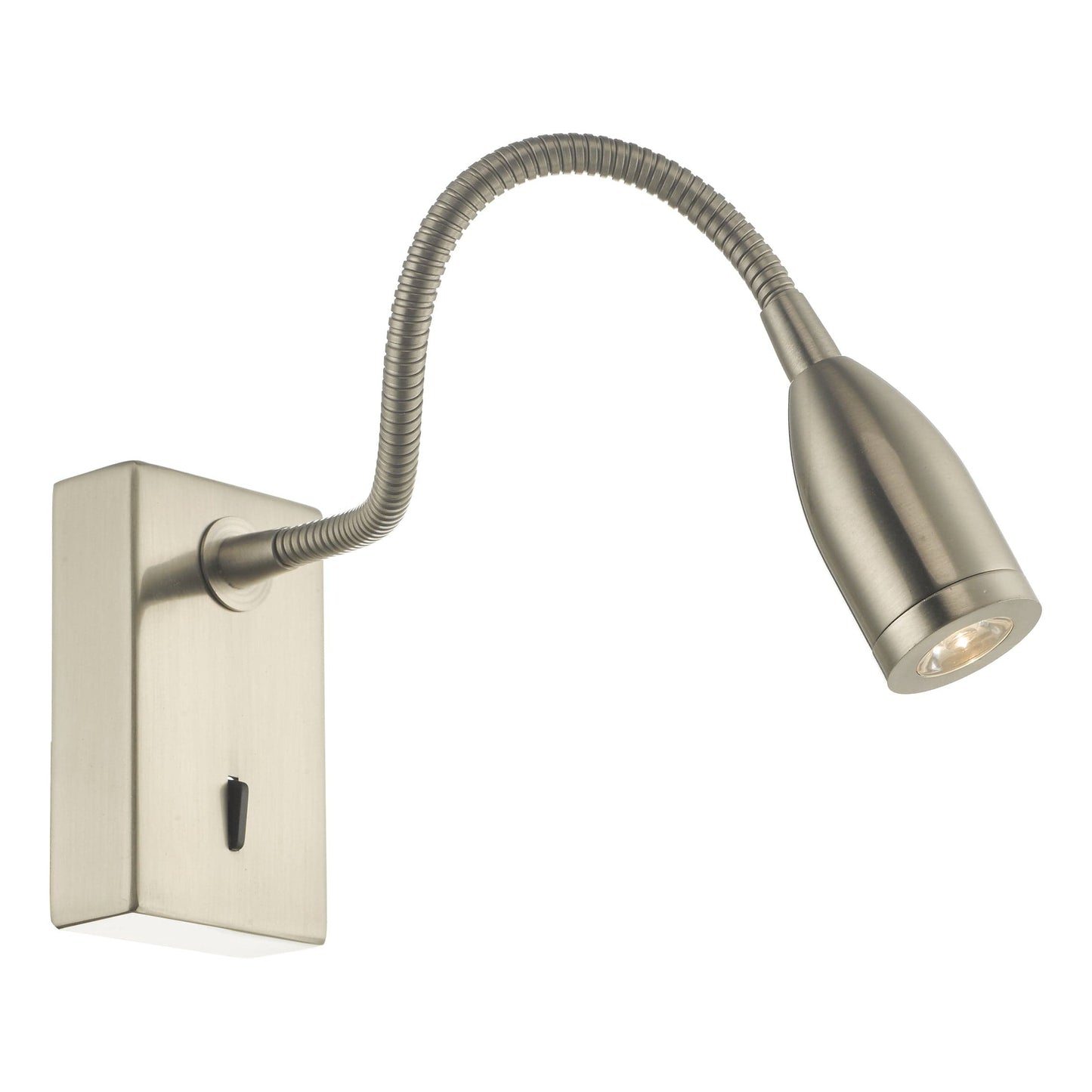 dar lighting Tadley Wall Light Satin Nickel LED TAD0746