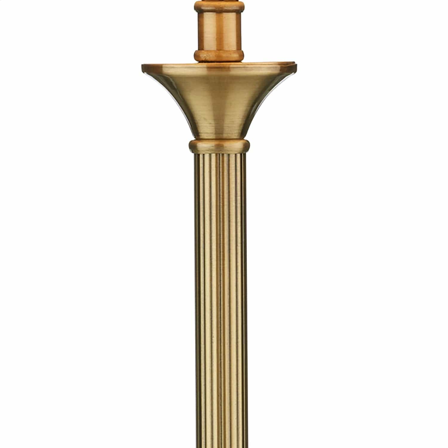 dar lighting Taylor Table Lamp Antique Brass With Shade TAY4075-X