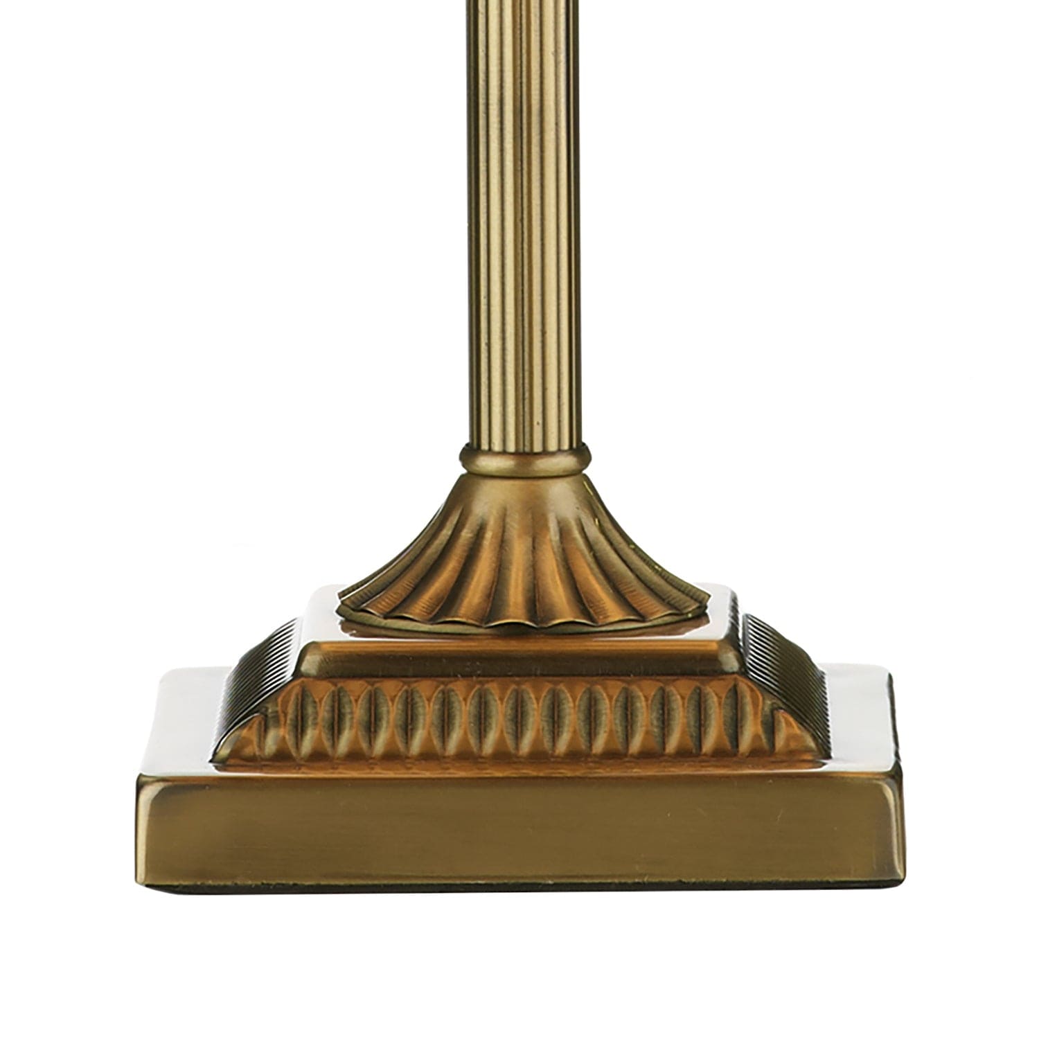 dar lighting Taylor Table Lamp Antique Brass With Shade TAY4075-X
