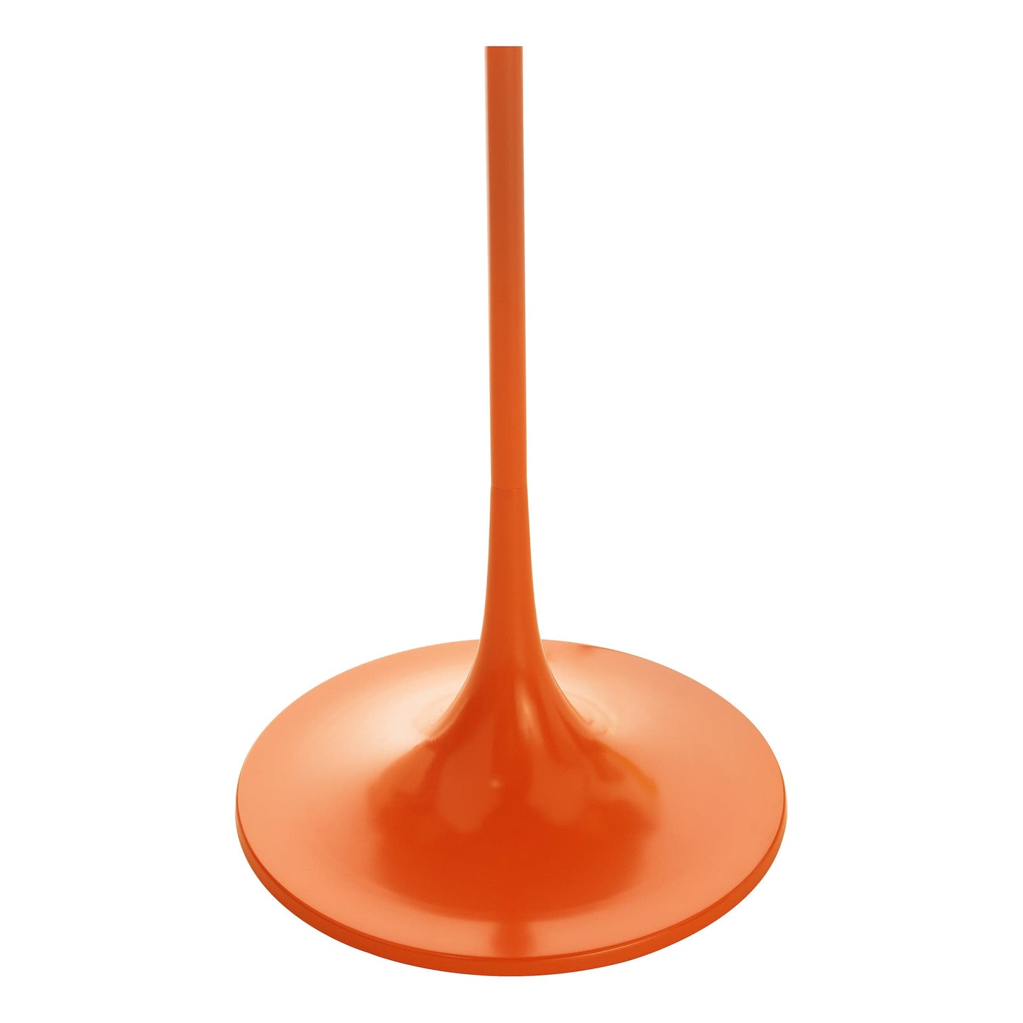 dar lighting Toledo Floor Lamp Satin Orange With Shade TOL4911