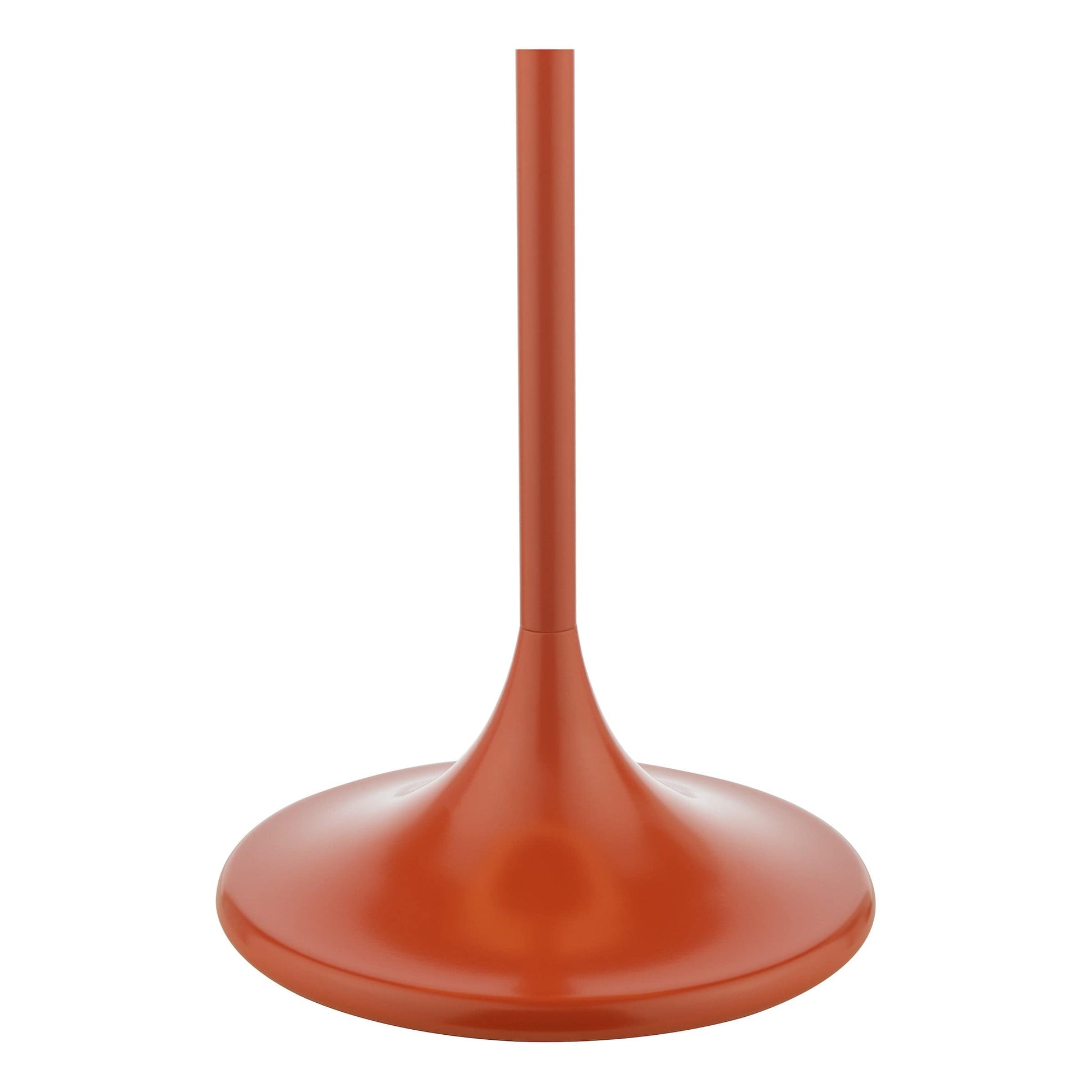 dar lighting Toledo Table Lamp Satin Orange With Shade TOL4211