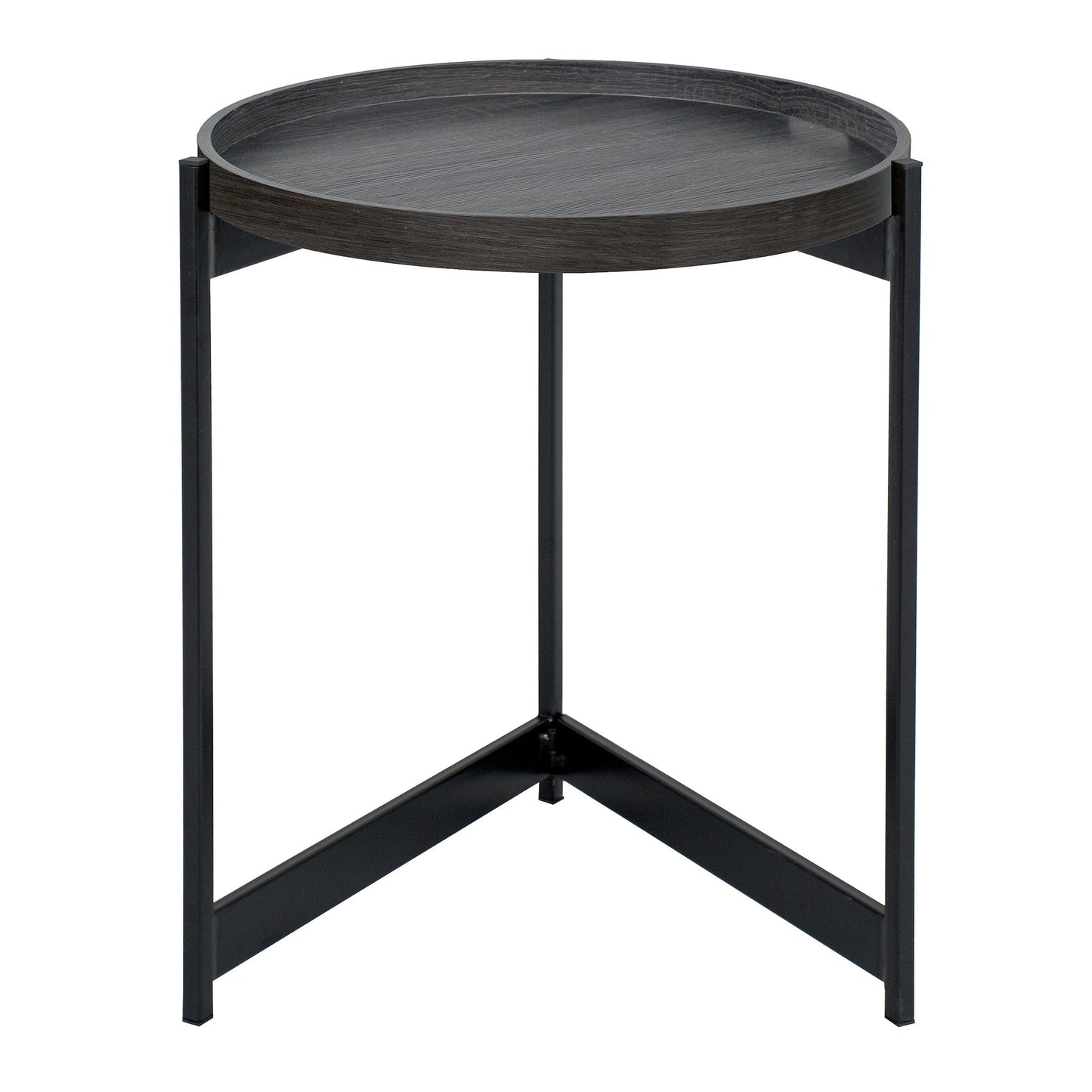 dar lighting Tomal Round Table Dark Oak Style Effect 001TOM001