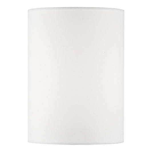 dar lighting Tuscan Ivory Cotton Cylinder Shade 13cm S1061