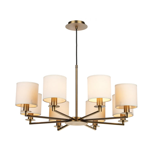 dar lighting Tyler 8lt Pendant Bronze Fitting Only TYL0863