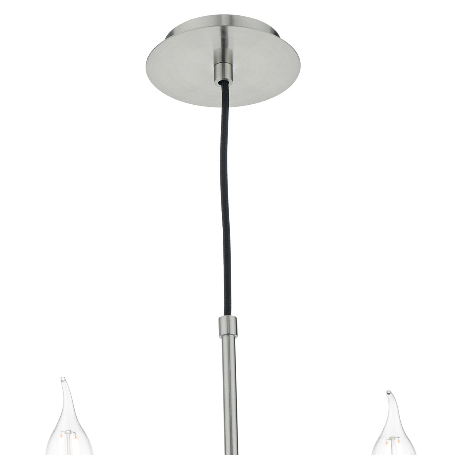 dar lighting Tyler 8lt Pendant Satin Nickel Fitting Only TYL0838