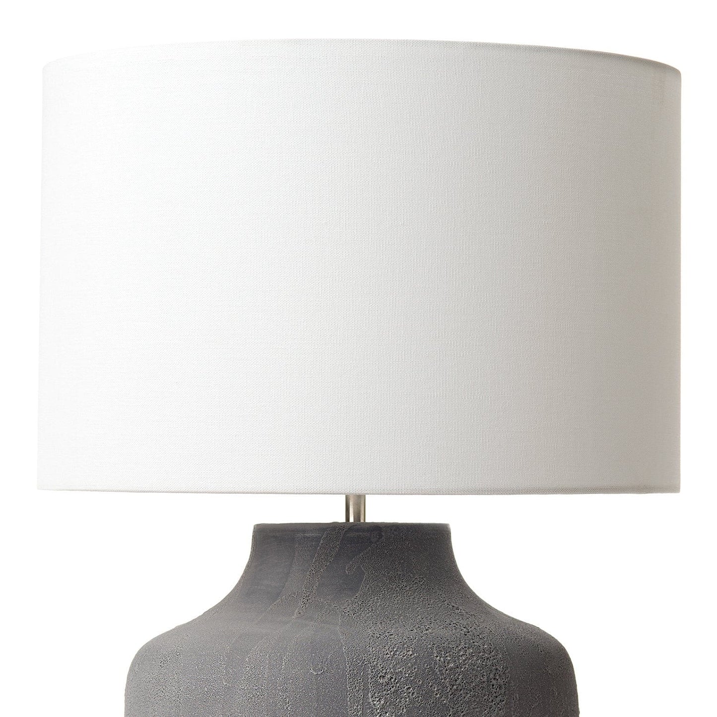 dar lighting Udine Table Lamp Textured Grey Base Only UDI4239