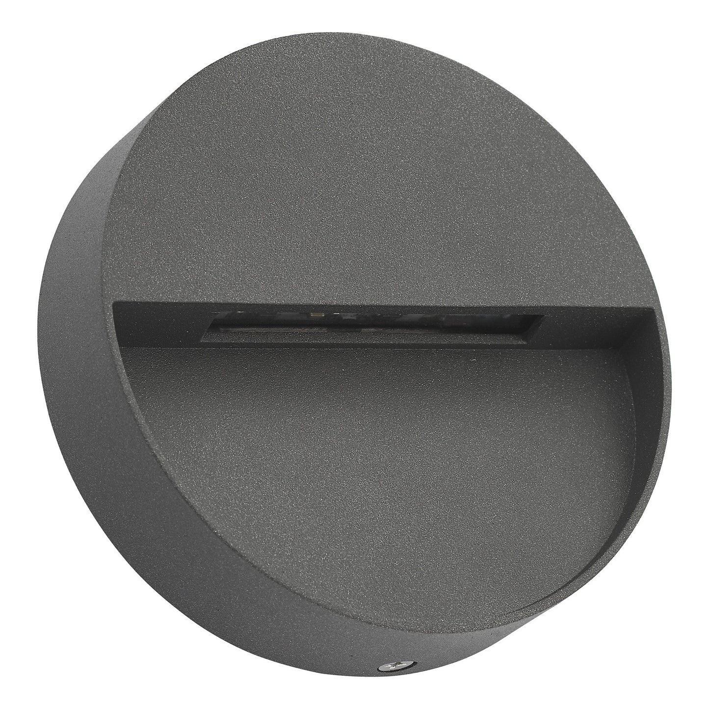 dar lighting Ugo Outdoor Wall Light Round Eyelid Anthracite IP65 LED UGO2139