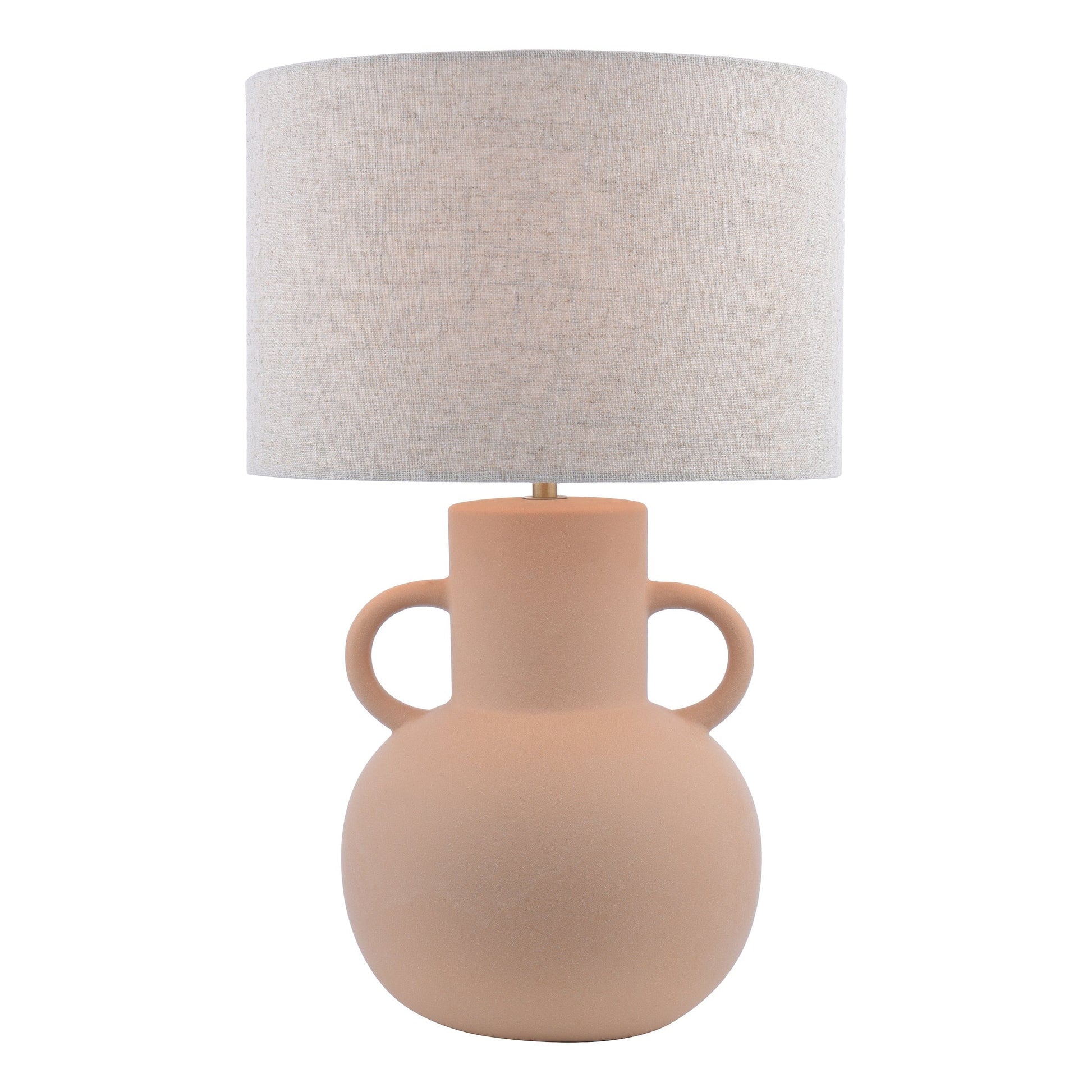 dar lighting Urn Ceramic Table Lamp Terracotta With Shade URN4211