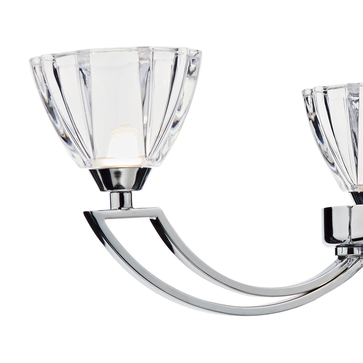 dar lighting Vito 3 Light Semi Flush Polished Chrome VIT0350