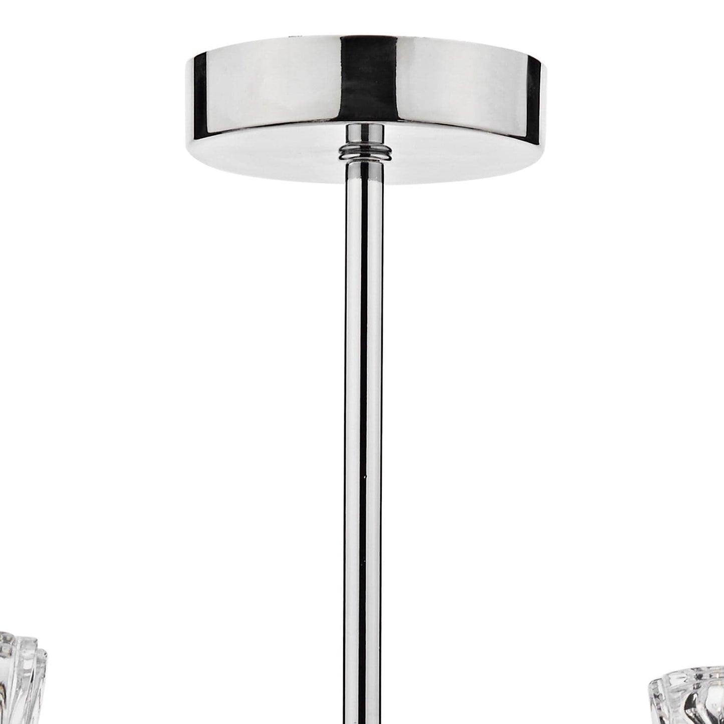 dar lighting Vito 5 Light Semi Flush Polished Chrome VIT0550
