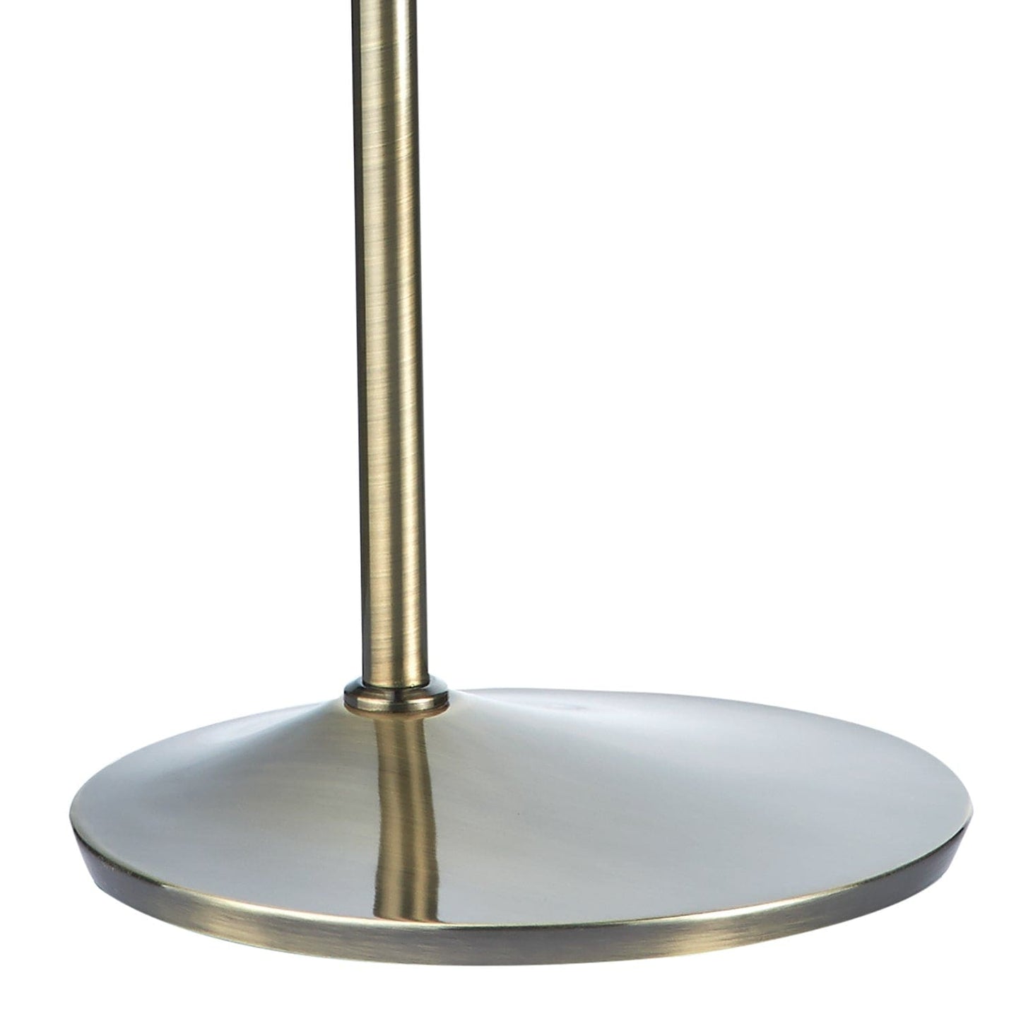 dar lighting Wellington Task Floor Lamp Antique Brass LED WEL4975