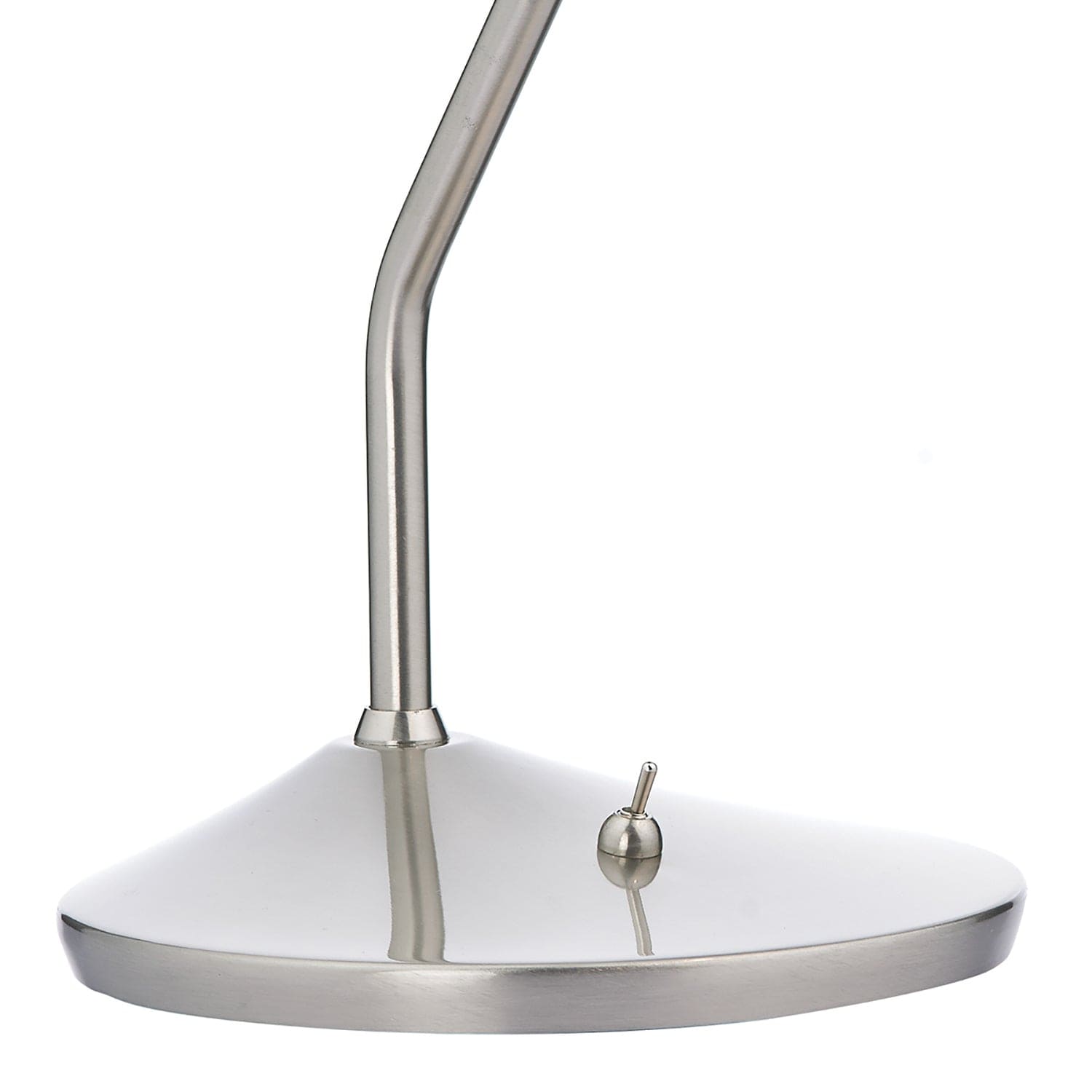 dar lighting Wellington Task Table Lamp Satin Chrome LED WEL4046