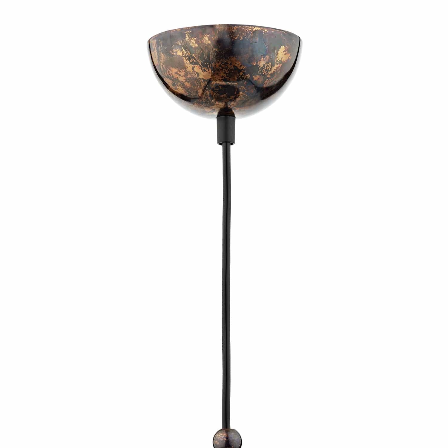 dar lighting Yoko 1 Light Pendant Mottled Bronze YOK0163