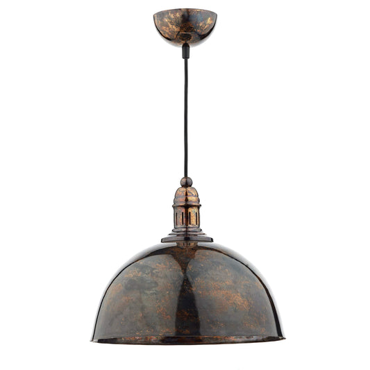 dar lighting Yoko 1 Light Pendant Mottled Bronze YOK0163