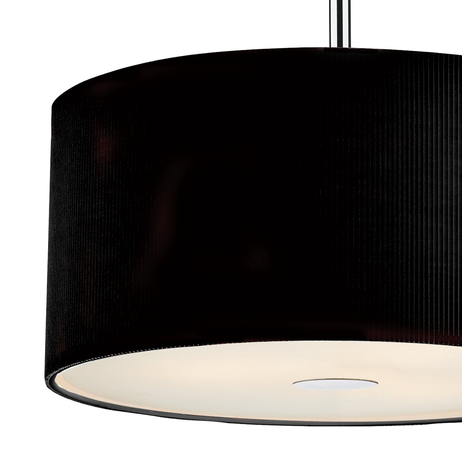 dar lighting Zaragoza 3 Light Pendant Black 40cm ZAR1022