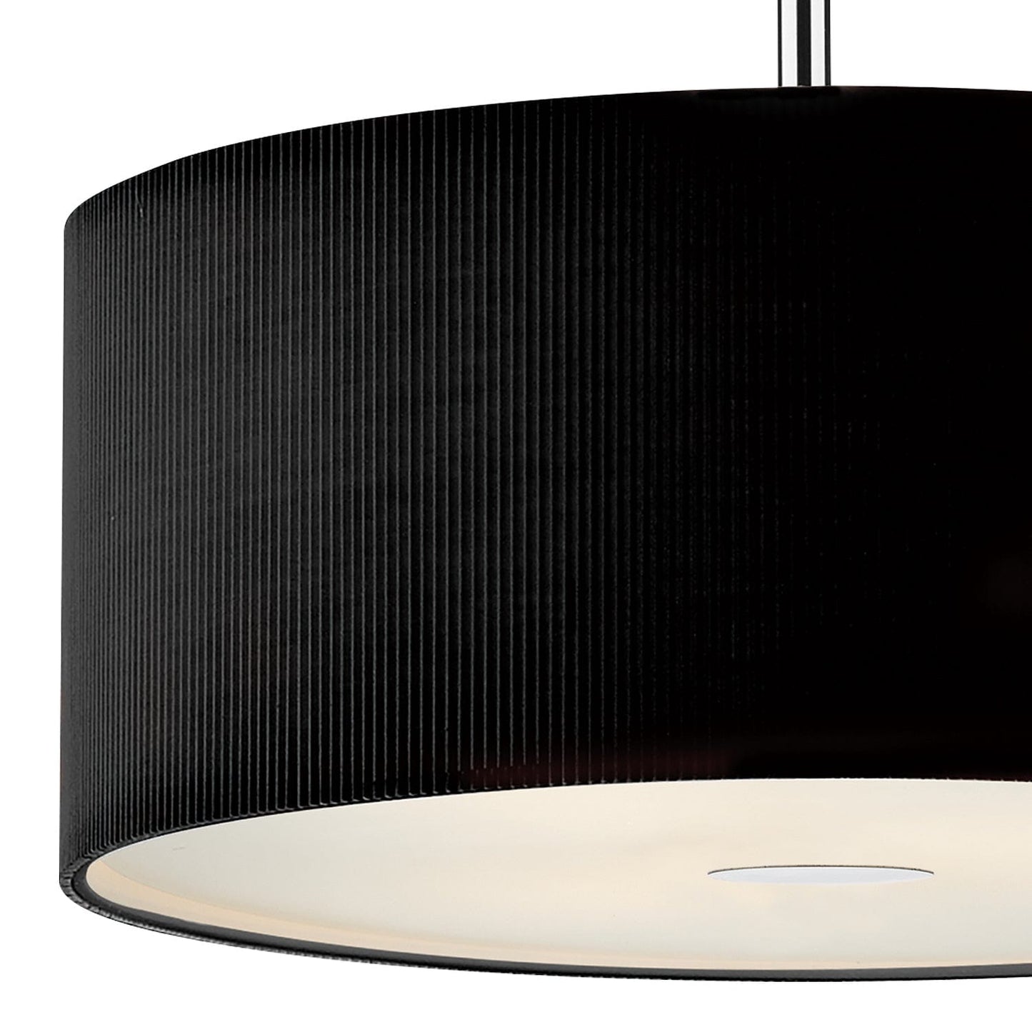 dar lighting Zaragoza 3 Light Pendant Black 60cm ZAR1722