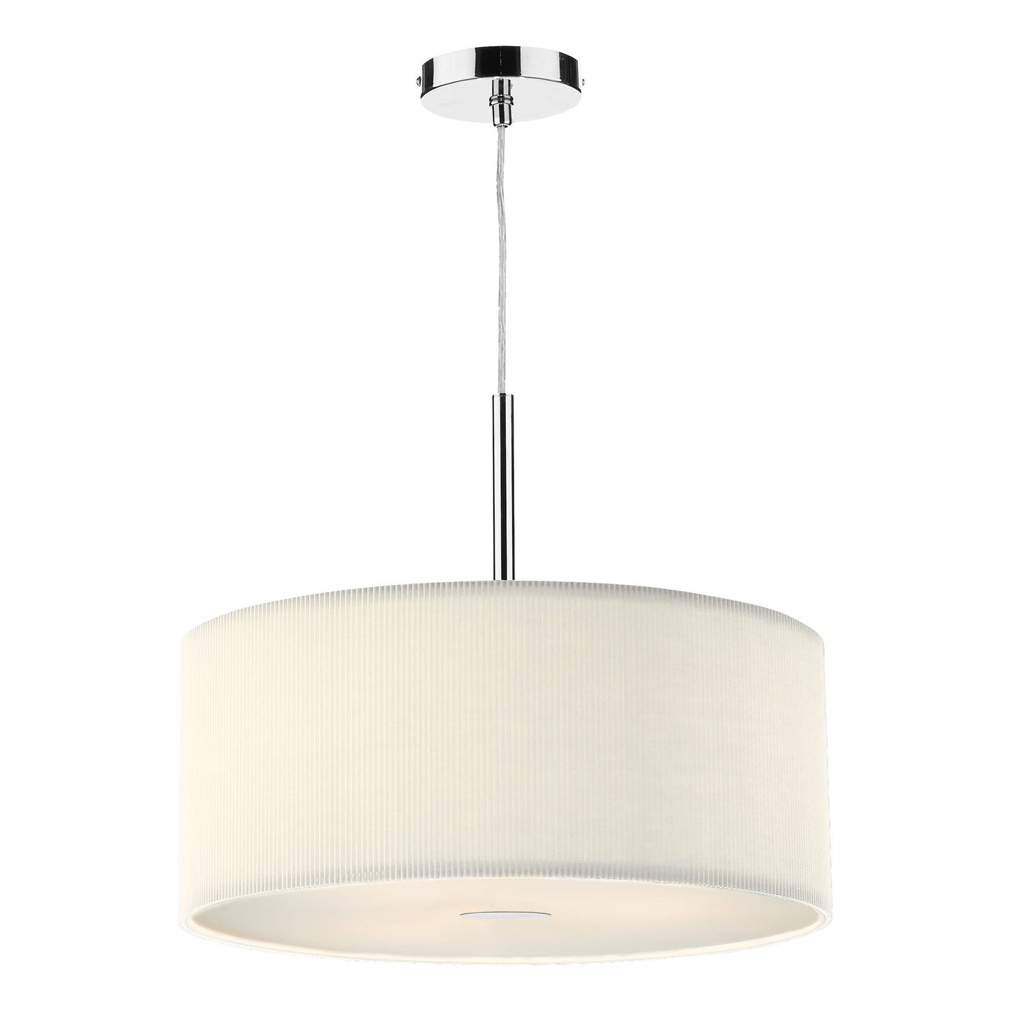 dar lighting Zaragoza 3 Light Pendant Cream 60cm ZAR1733