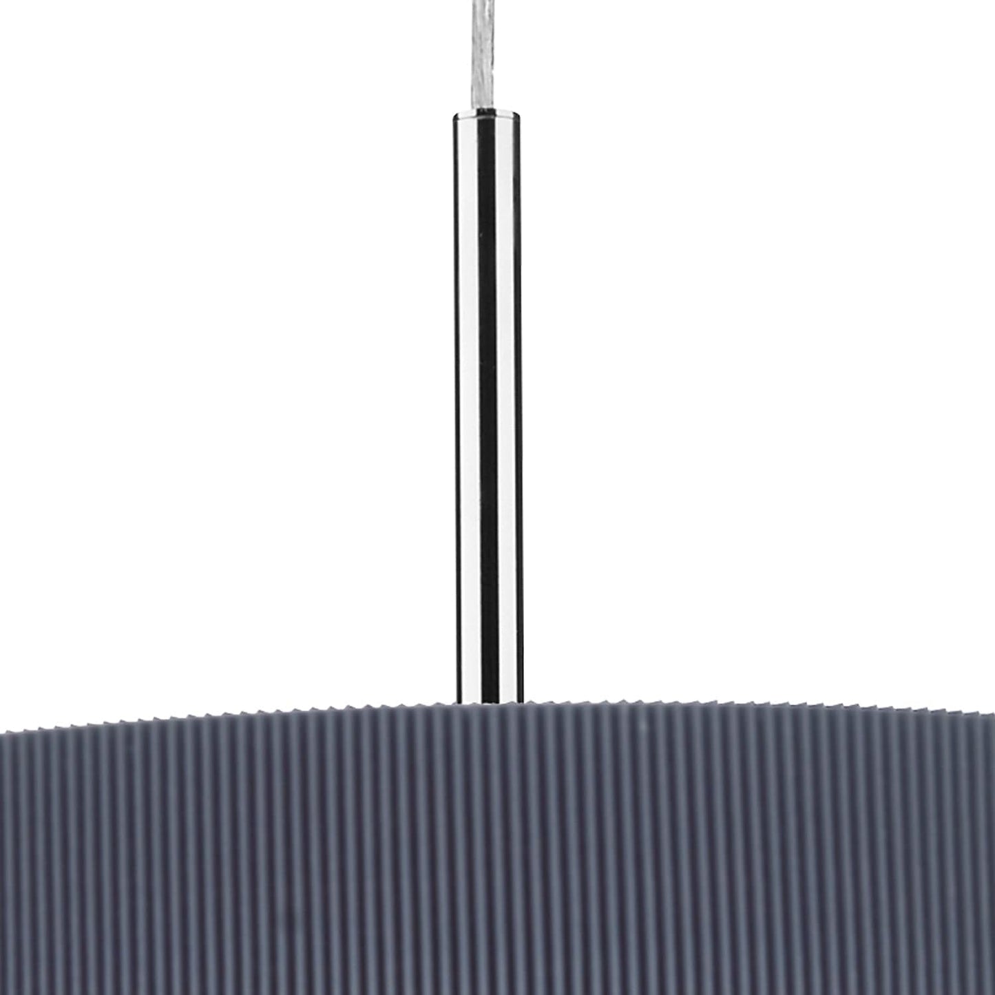 dar lighting Zaragoza 3 Light Pendant Grey 60cm ZAR1739