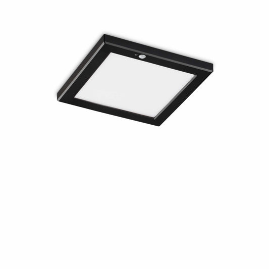 Ideal Lux Aura Pl Square 3000K Nero Sensor 290829