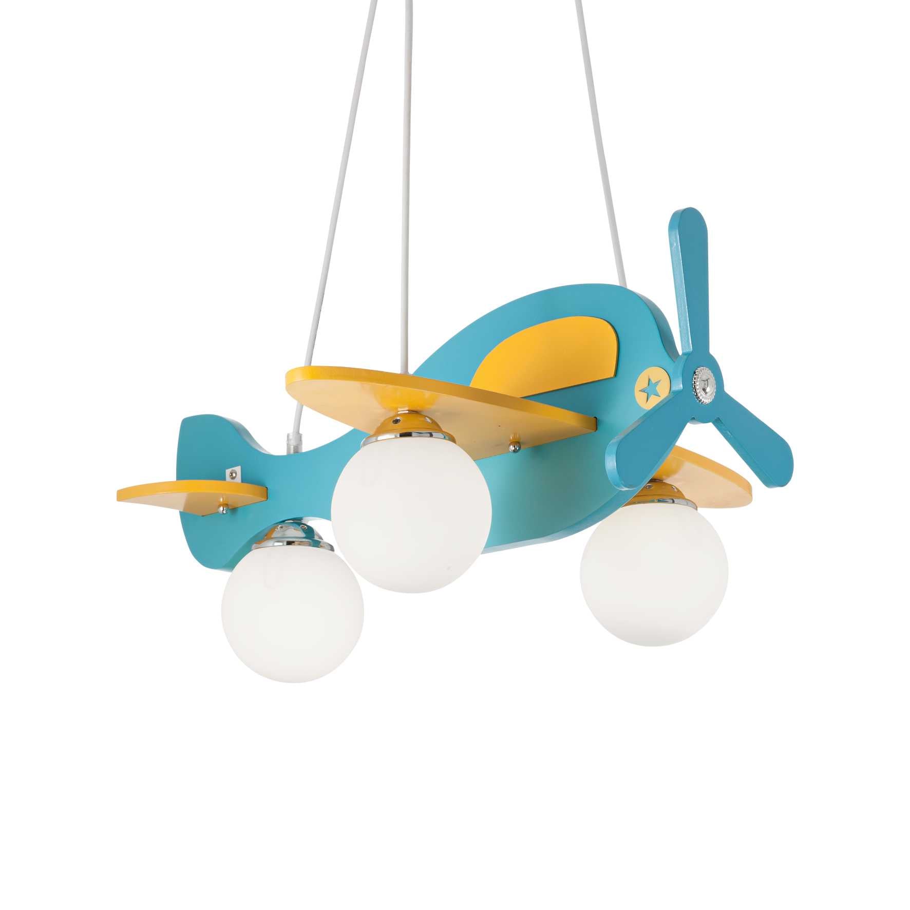 Ideal Lux Avion Sp3 Azzurro 136325