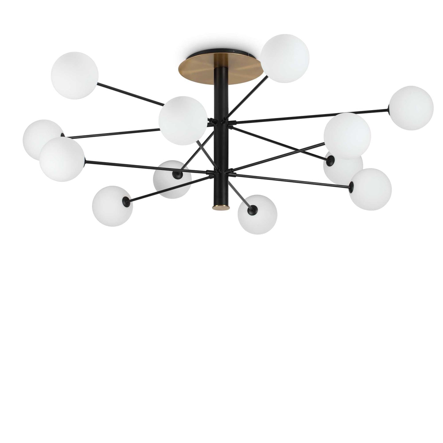 Ideal Lux Cosmopolitan Pl12 Nero Ottone 273709