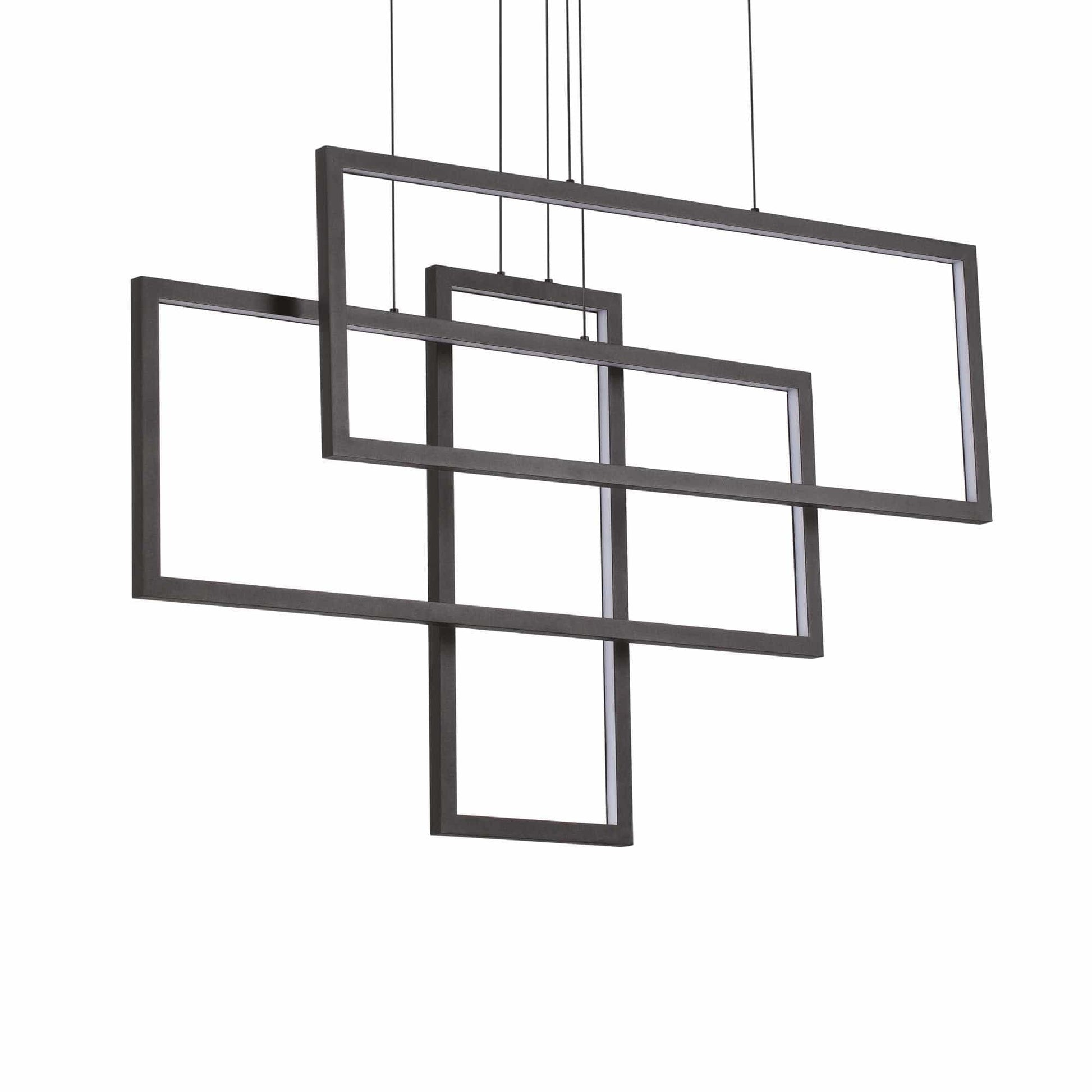 Ideal Lux Frame Sp Rettangolo Nero 269382