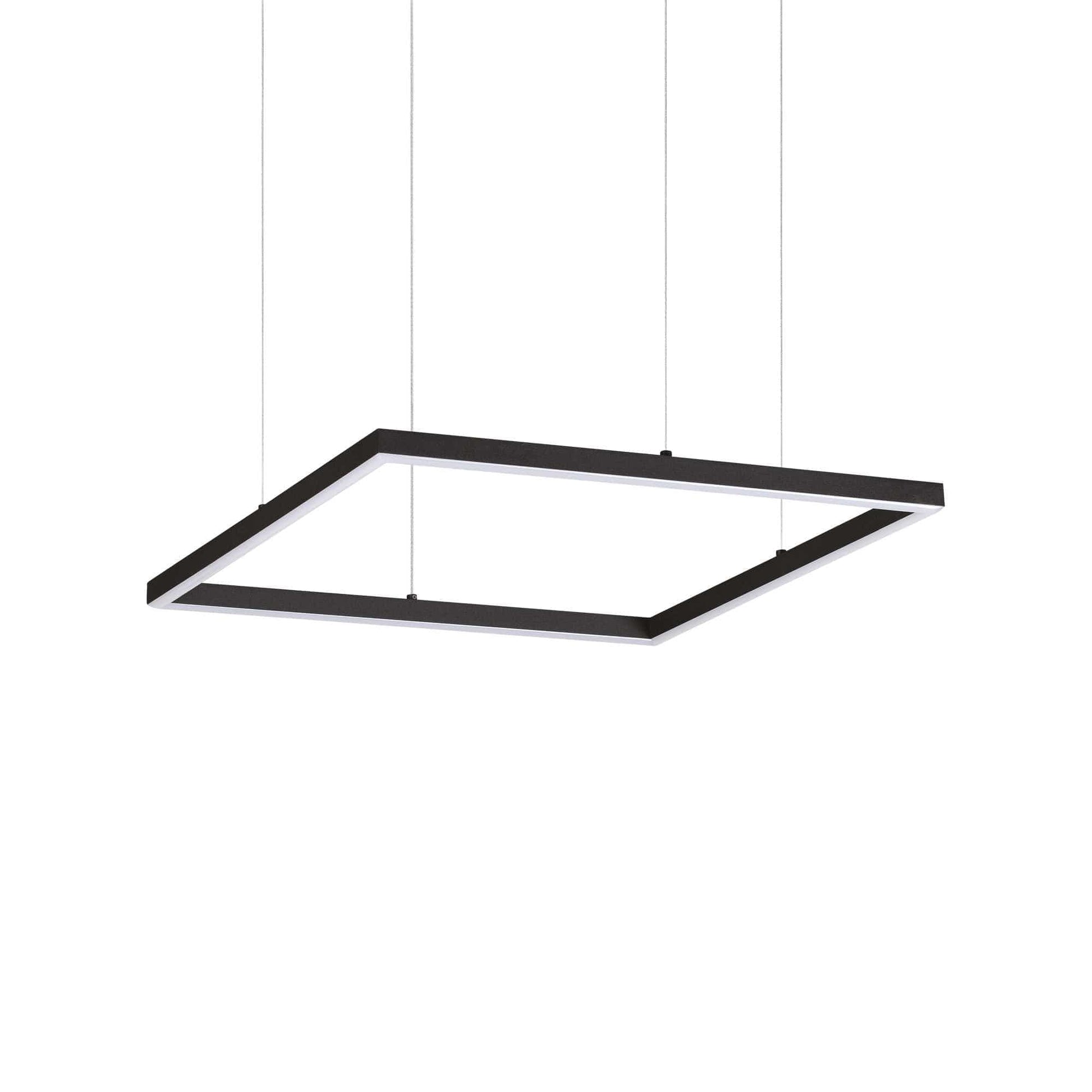 Ideal Lux Oracle Slim Sp D050 Square 3000K On-Off Bk 259161