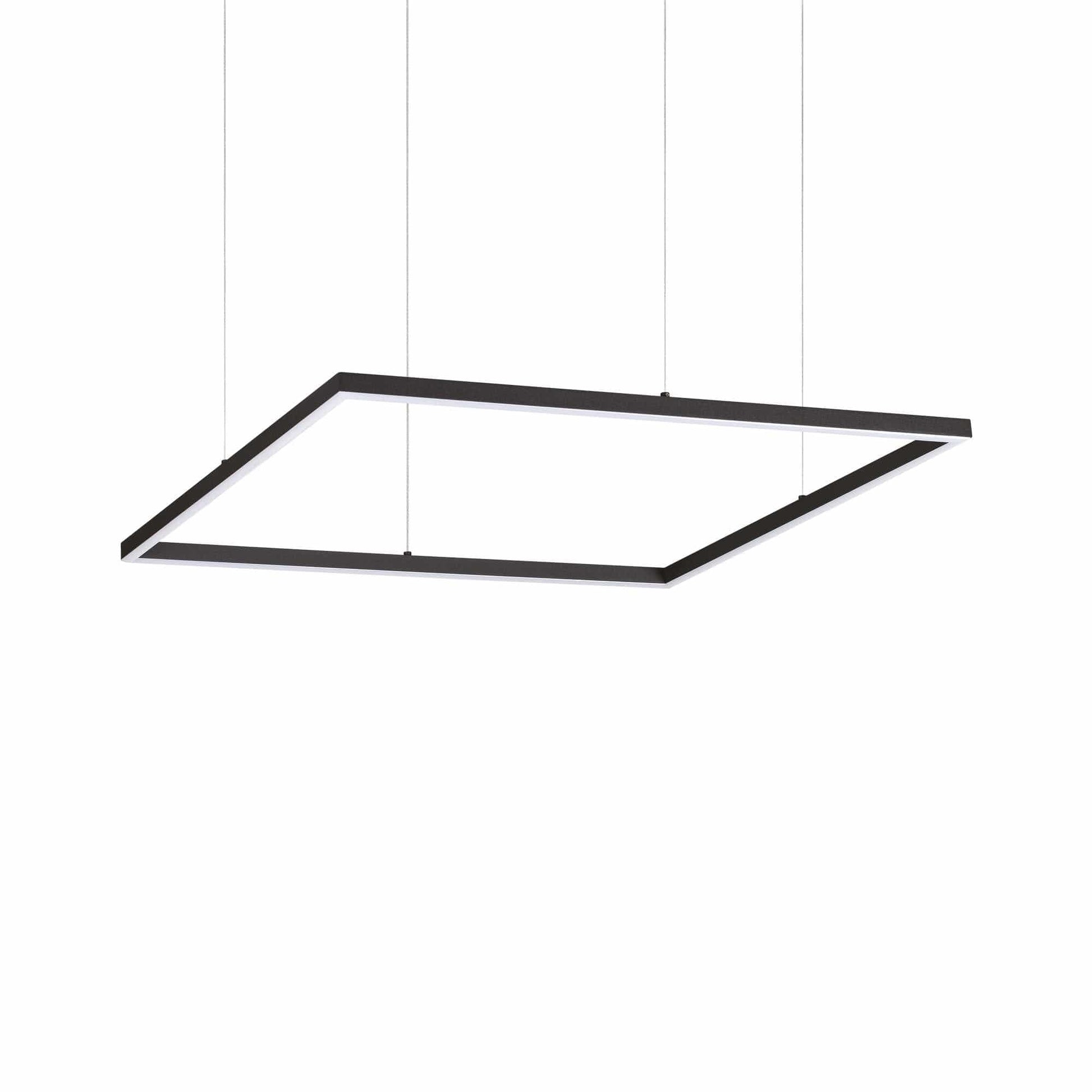 Ideal Lux Oracle Slim Sp D070 Square 3000K On-Off Bk 259185