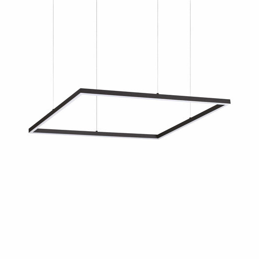 Ideal Lux Oracle Slim Sp D070 Square 3000K On-Off Bk 259185