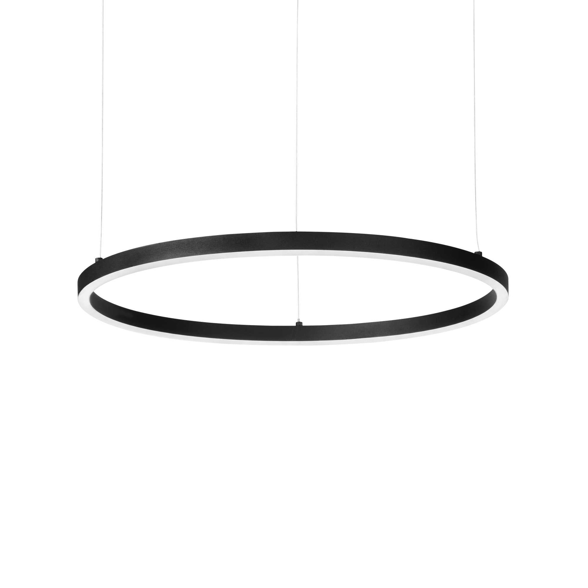 Ideal Lux Oracle Slim Sp D090 Round 4000K On-Off Bk 304441