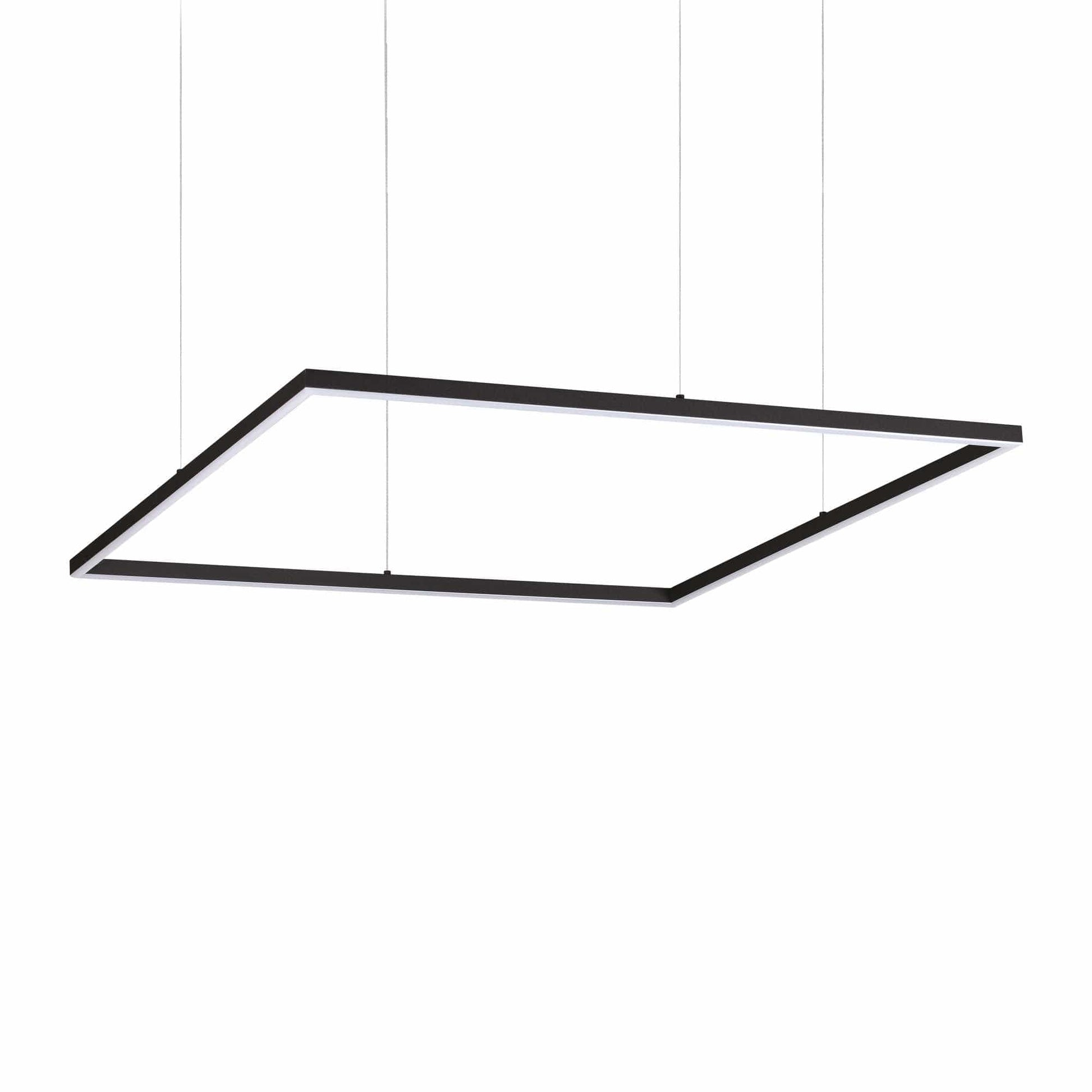 Ideal Lux Oracle Slim Sp D090 Square 3000K On-Off Bk 259208
