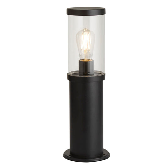 Searchlight Bakerloo Outdoor Post - Black Metal & Polycarbonate 8631-450