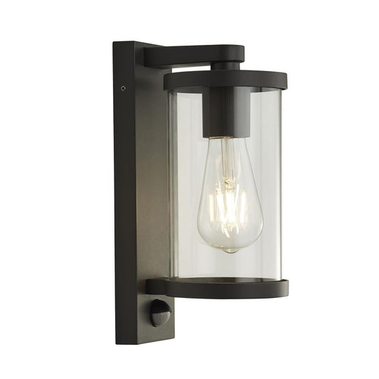 Searchlight Bakerloo Outdoor Wall Light - Black Metal & Polycarbonate 8631BK