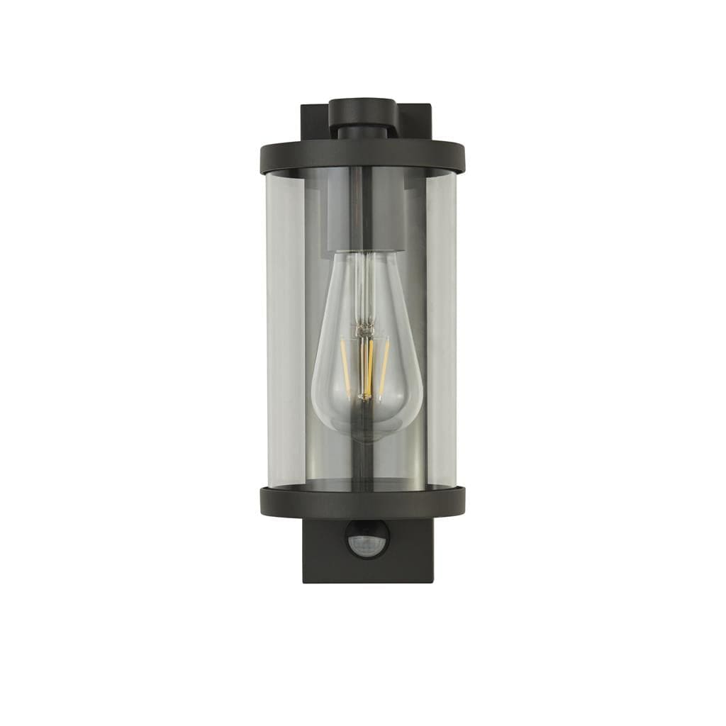 Searchlight Bakerloo Outdoor Wall Light - Black Metal & Polycarbonate 8631BK